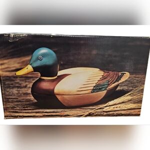 Vintage Avon Mallard Duck Soap Holder w/ Original Soap | Cabin Lodge Decor | NIB
